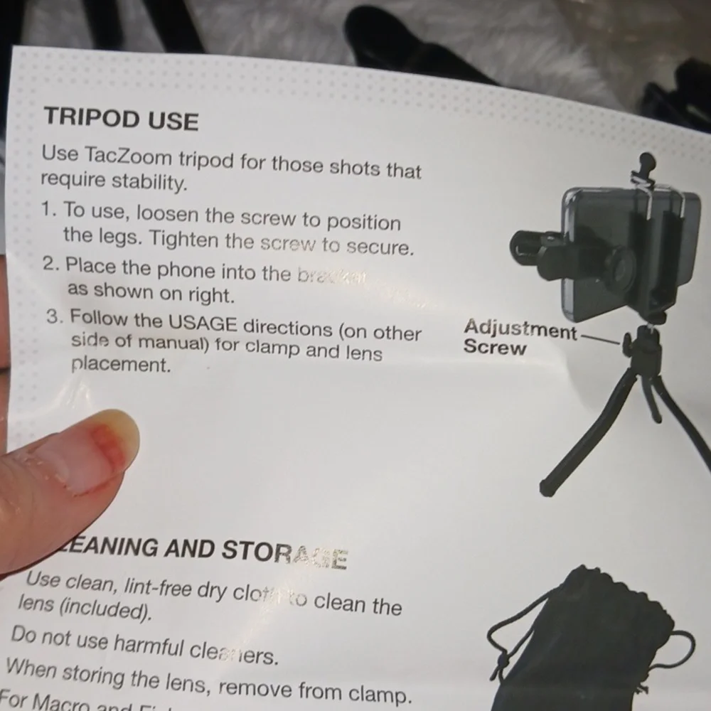 Bell And Howell Tac 10X Zoom Smartphone Lens Kit. New
